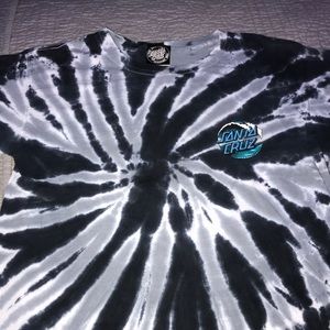 tie dyed santa cruz top !